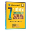 7.Sınıf 1.Dönem Tüm Dersler Yazılılara Hazırlık Kitabı Kr Akademi
