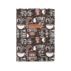Keskin Color 18,5*26 58Yp Kareli Tel Dikiş Uninote Coffee Time Defter