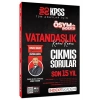 2026 Kpss Vatandaşlık Son 15 Yıl Konu Konu Çıkmış Sorular İndeks Akademi