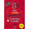 8.Sınıf 1.Dönem 10 Deneme 5 Sayısal 5 Sözel Örnek Akademi
