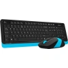 A4 Tech Fg1010 Mavi Klavye Optik Mouse Seti