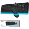 A4 Tech Fg1010 Mavi Klavye Optik Mouse Seti