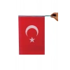 Raşel Sallamalı Sopalı Türk Bayrak Pigment 20x30 Cm
