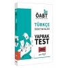 Yargı 2021 Öabt Türkçe Öğretmenliği Yaprak Test
