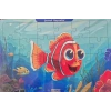 Ahşap Puzzle 24x30 cm 24 Parça Sevimli Hayvanlar Balık