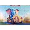 Ahşap Puzzle 24x30 cm 24 Parça Sevimli Hayvanlar Fil