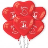 Benimle Evlenir Misin Baskılı Kalp Balon