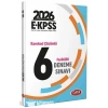 DATA 2026 E-KPSS KAREKOD ÇÖZÜMLÜ 6 FASİKÜL DENEME