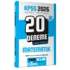 KPSS 2026 GY MATEMATİK ÇÖZÜMLÜ 20 DENEME YEDİİKLİM