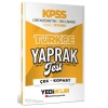 Kpss Ortaöğretim Önlisans Gy Türkçe Yaprak Test Yediiklim