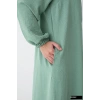 Modamiss Aerobin Kumaş Bayan Hac ve Umre Elbisesi (2 Parça) - Mint Yeşili