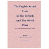 The English Actual Texts İnthe Turkish And The World Press Cemal Sandıkçı Üniversite Yayınları