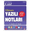 Tonguç 4.Sınıf 1.Dönem Yazılı Notları Cep Boy