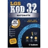 TUDEM LGS MATEMATİK KOD 32 KOLAY ORTA DÜZEY SORULAR