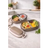 Vagon Life Çelik Beslenme Kutusu Vgn-7189 Kahve
