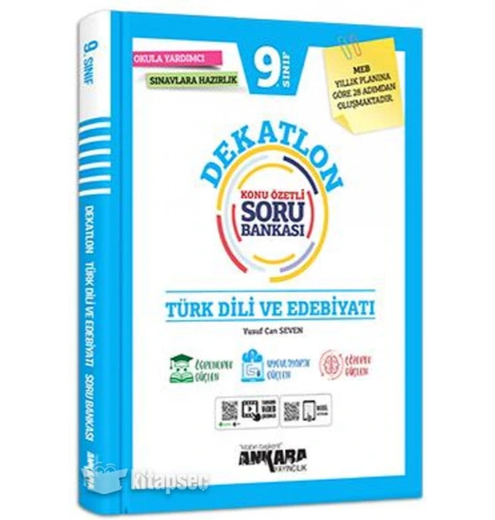 *Kampanya* 9.Sınıf Türk Di̇Li̇ Edebi̇Yati Dekatlon Soru Bankasi Ankara Yayın