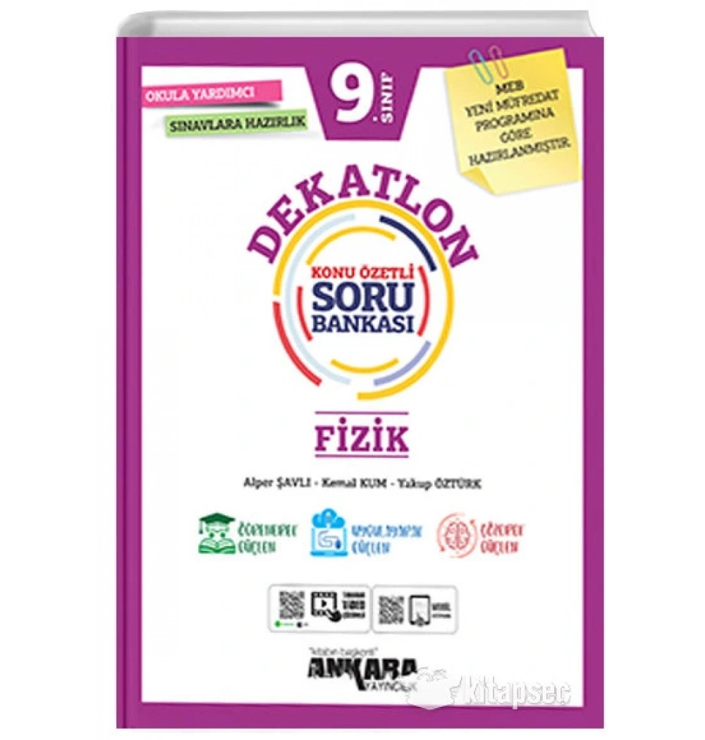 *Kampanya* Ankara 9.Sınıf Fi̇Zi̇K Dekatlon Konu Özetli̇ Soru Bankasi