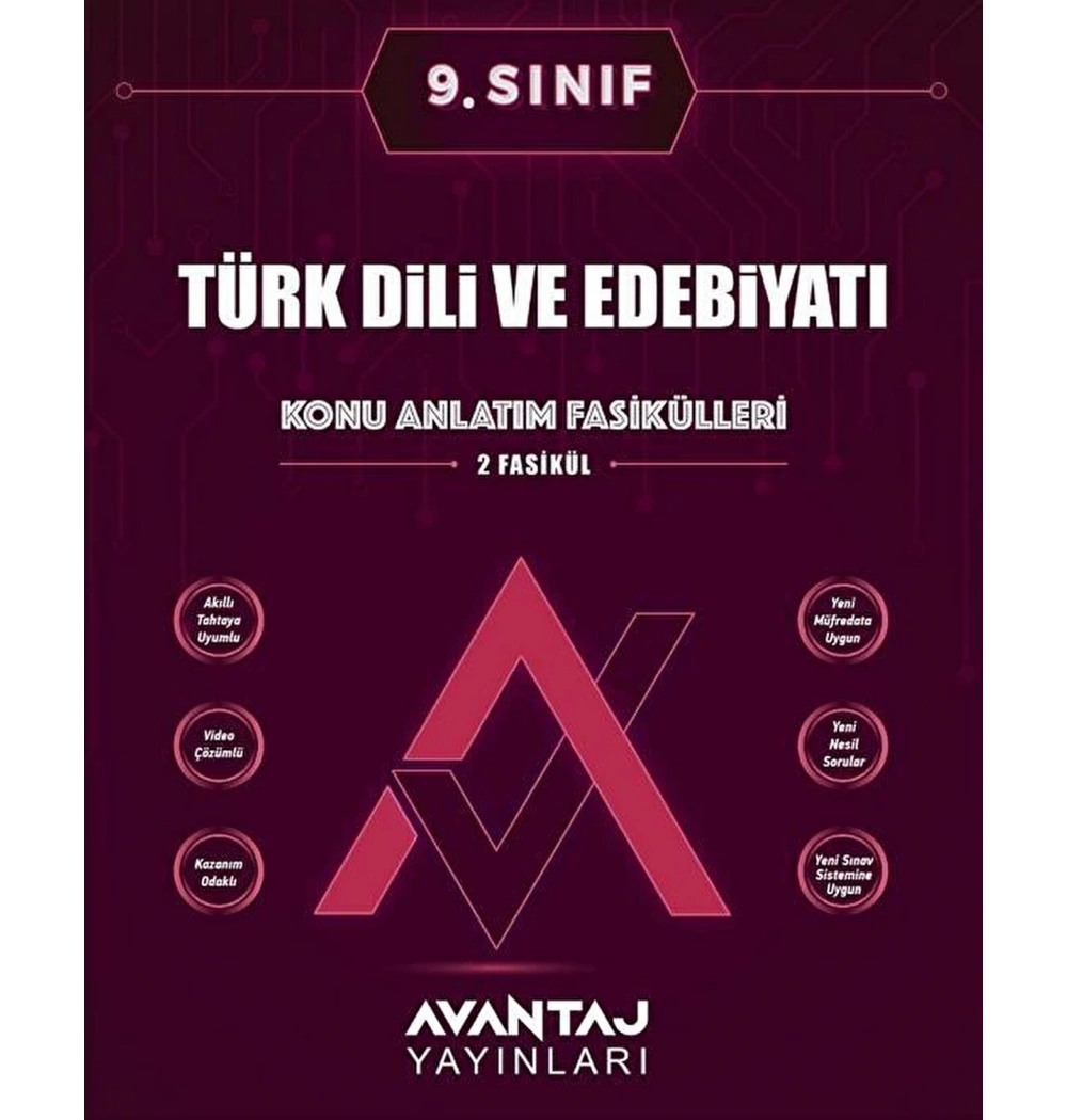 *Kampanya* Avantaj 9.Sınıf Türk Dili Edebiyatıkonu Anlatım Fasikülleri