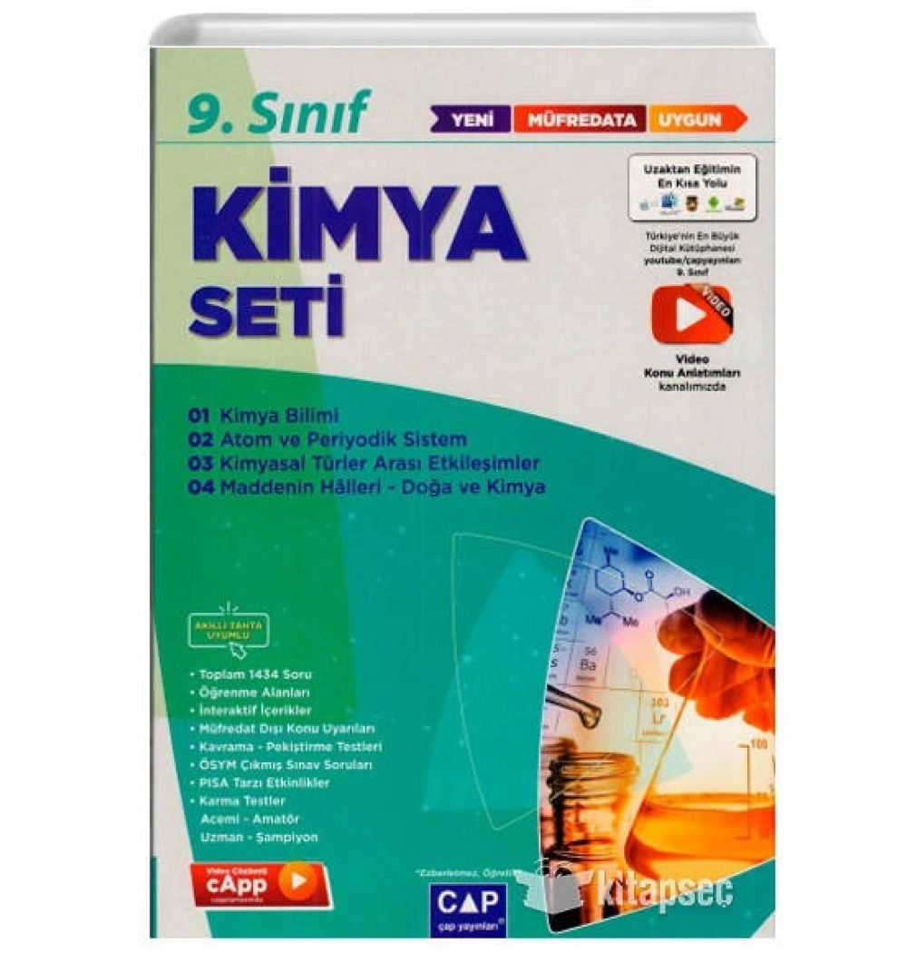 *Kampanya* Çap 9.Sınıf Anadolu Kimya Seti
