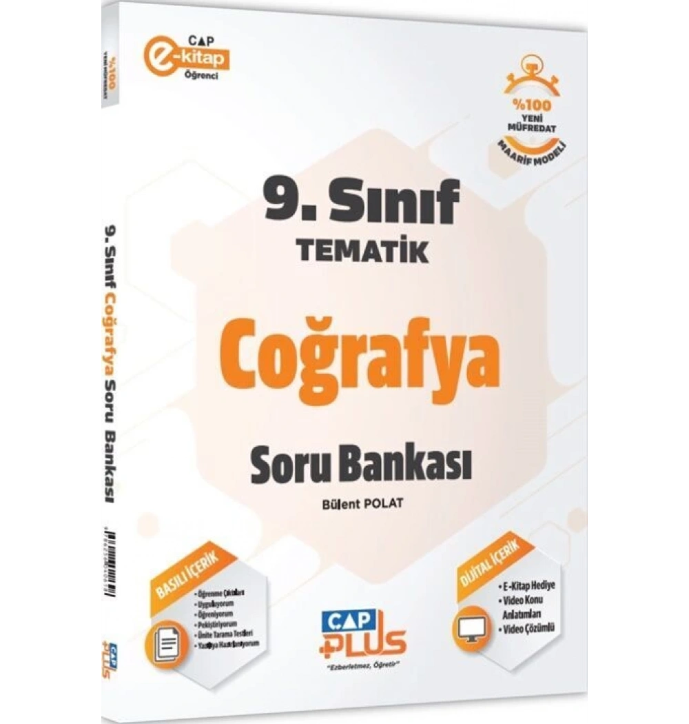 *Kampanya* Çap 9.Sınıf Coğrafya Soru Bankası Plus