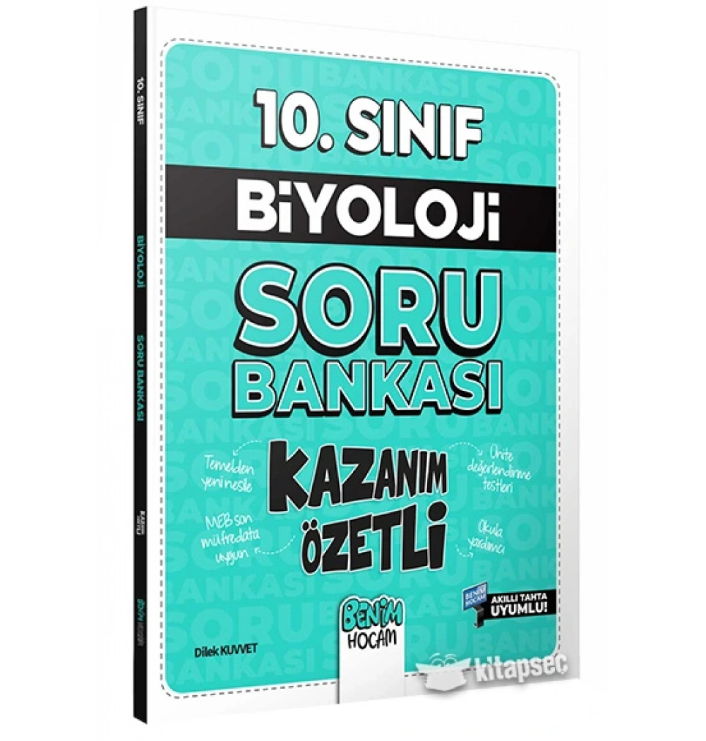 10.Sınıf Biyoloji Soru Bankası Kazanım Özetli Benim Hocam