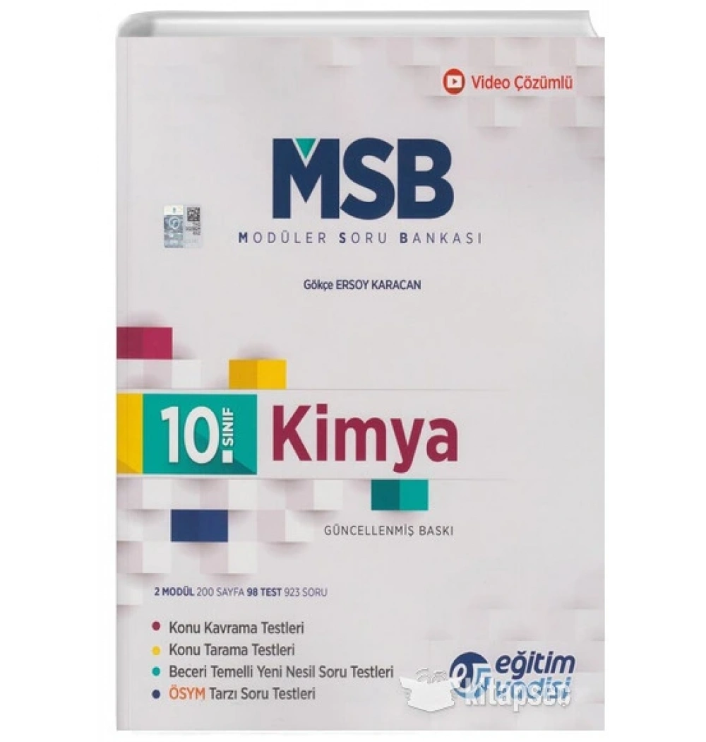 10.Sınıf Kimya Modüler Soru Bankası Eğitim Vadisi