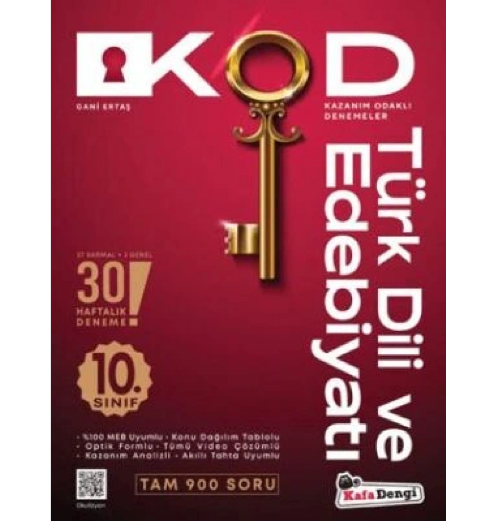 10.SINIF TÜRK DİLİ EDEBİYATI 30 HAFTALIK SÜREÇ UYGULAMALARI KAFA DENGİ