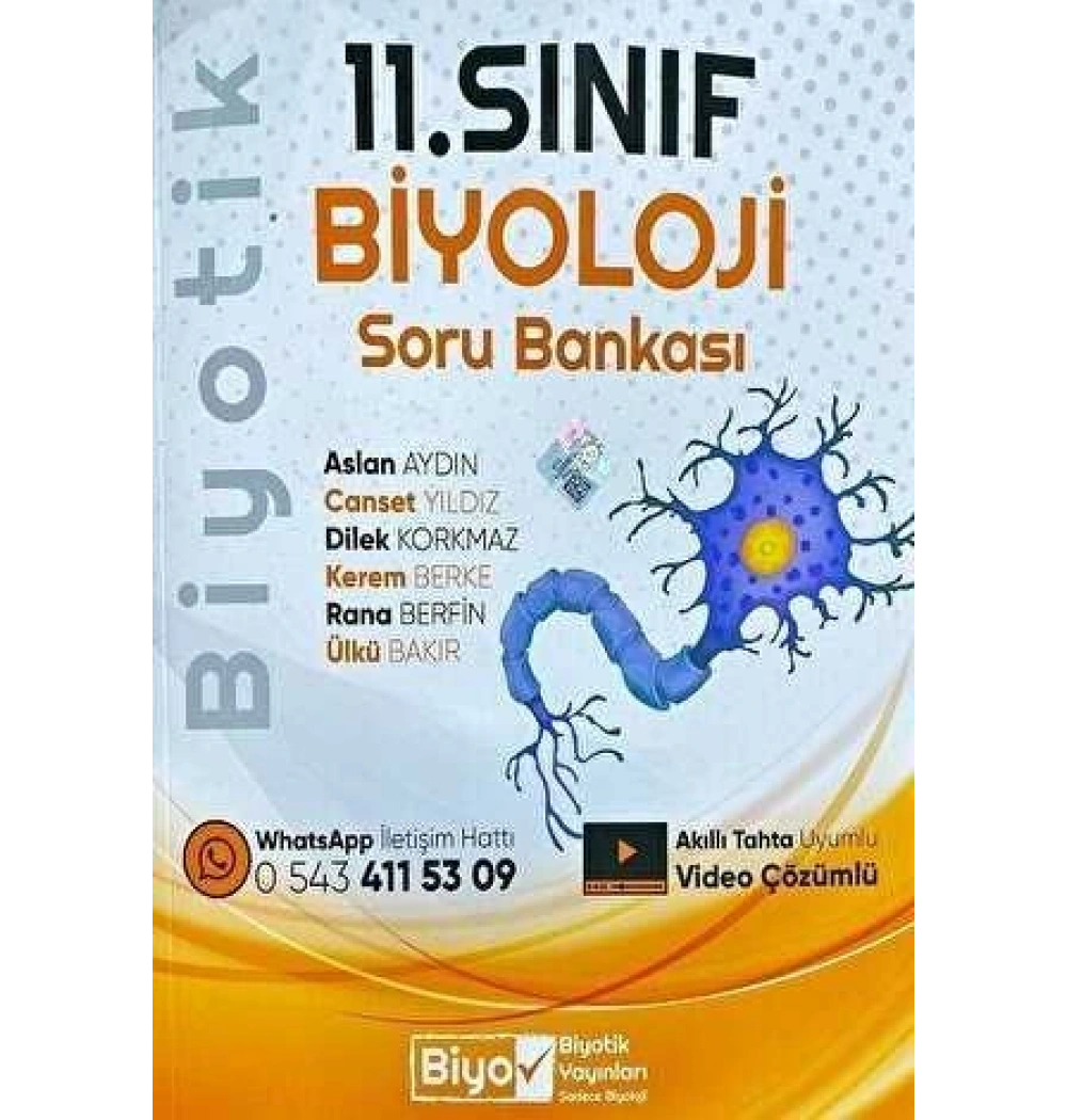11.Sınıf Biyoloji Soru Bankası Biyotik Yayın