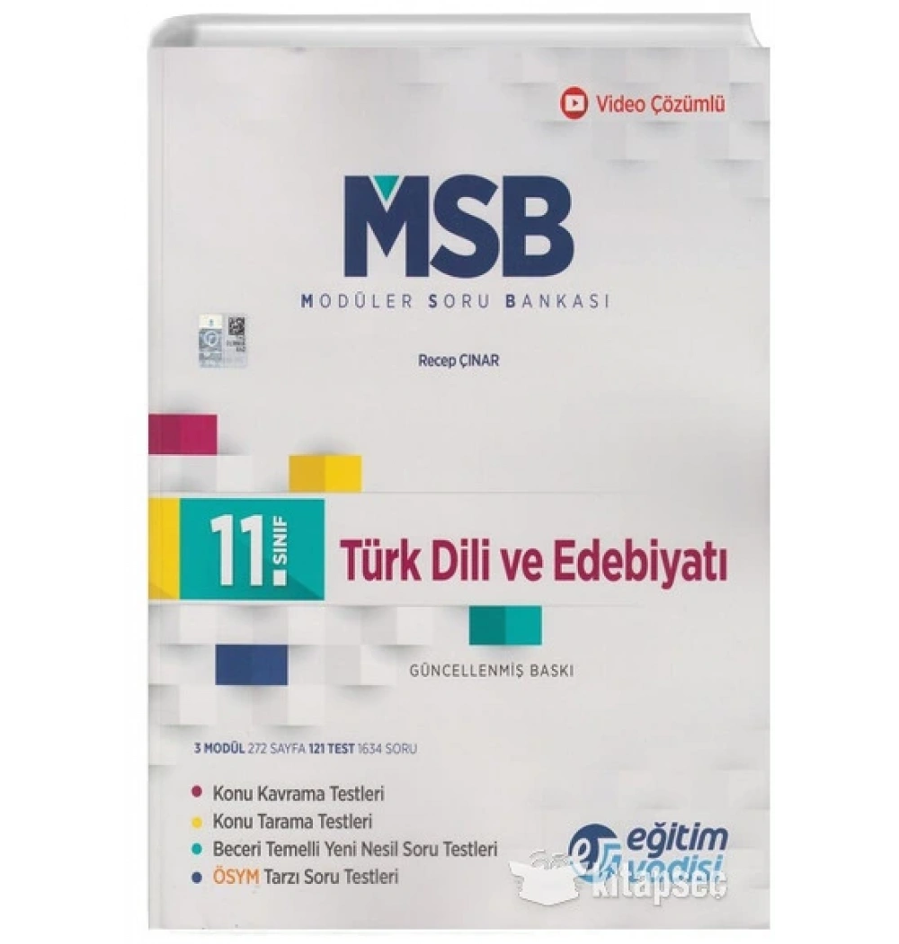 11.Sınıf Türk Dili Edebiyatı Modüler Soru Bankası Eğitim Vadisi