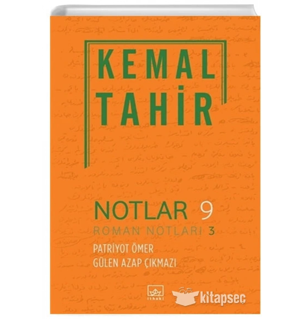 1950 Öncesi Cezaevi Notları Notlar 9 Roman Notları 3 İthaki