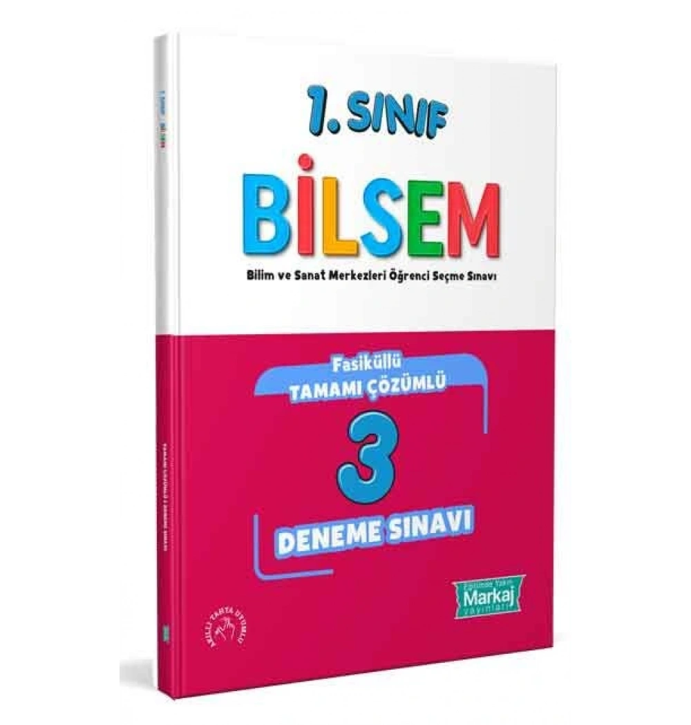 1.Sınıf Bilsem Çözümlü 3 Deneme Bilim Sanat Merkezleri Öğrenci Seçme Sınavı