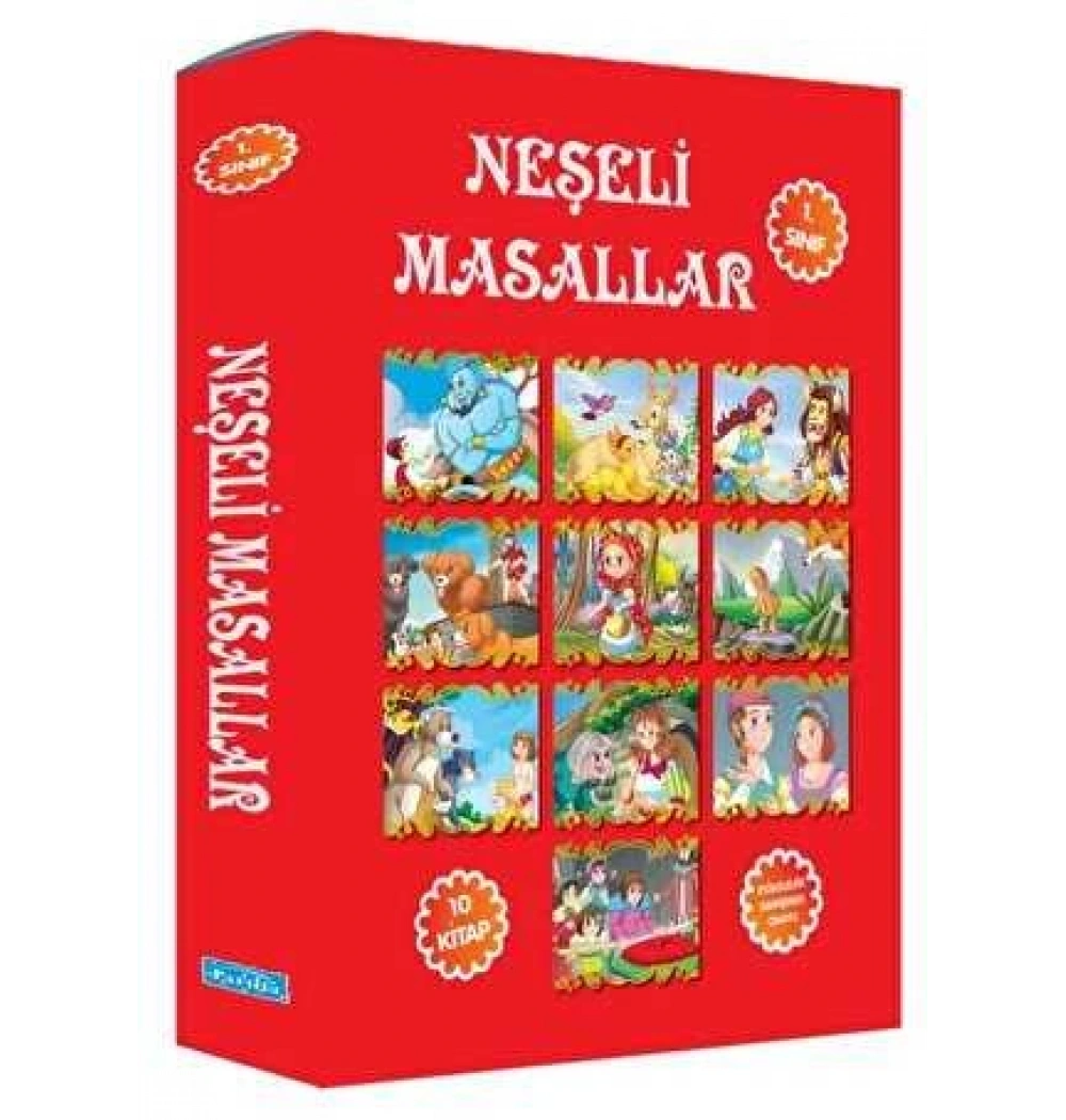 1.Sınıf Neşeli Masallar 10 Kitap Set Parıltı