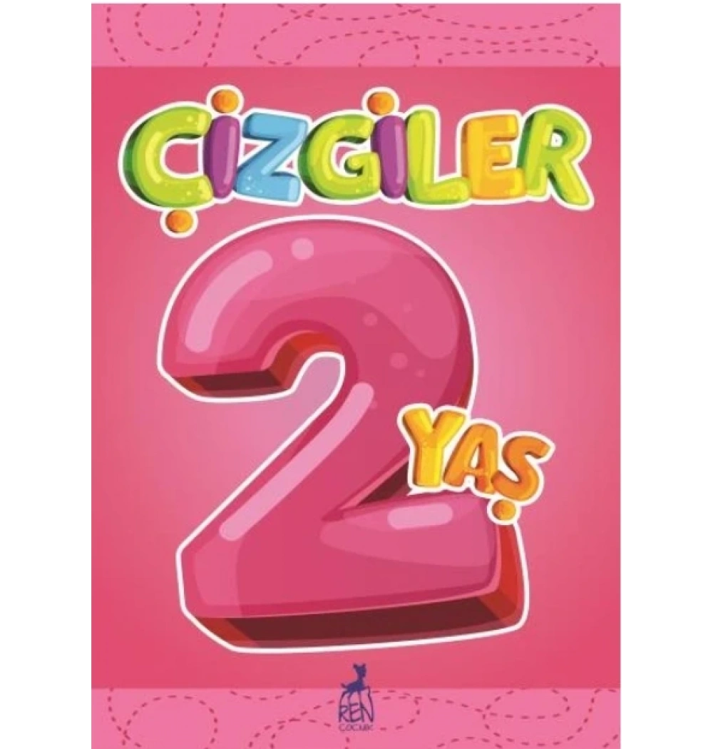 2 Yaş Çizgiler kavramlar Matematik 3 Kitap Set Ren Çocuk