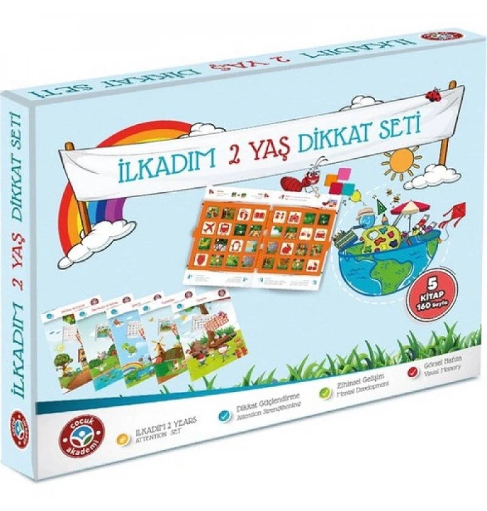 İlk Adım 2 Yaş Dikkat Seti Çocuk Akademi