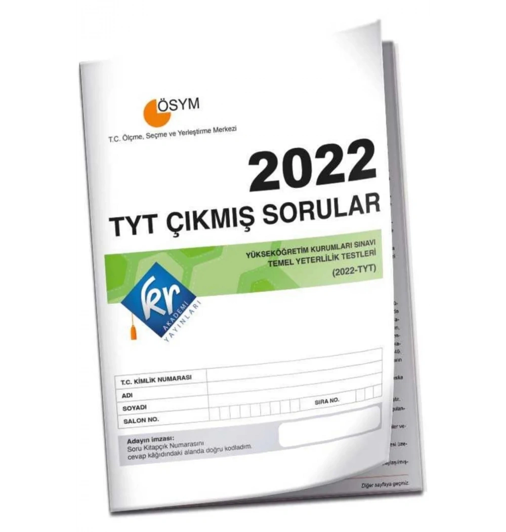 2022 Tyt Çıkmış Sorular Kr Akademi