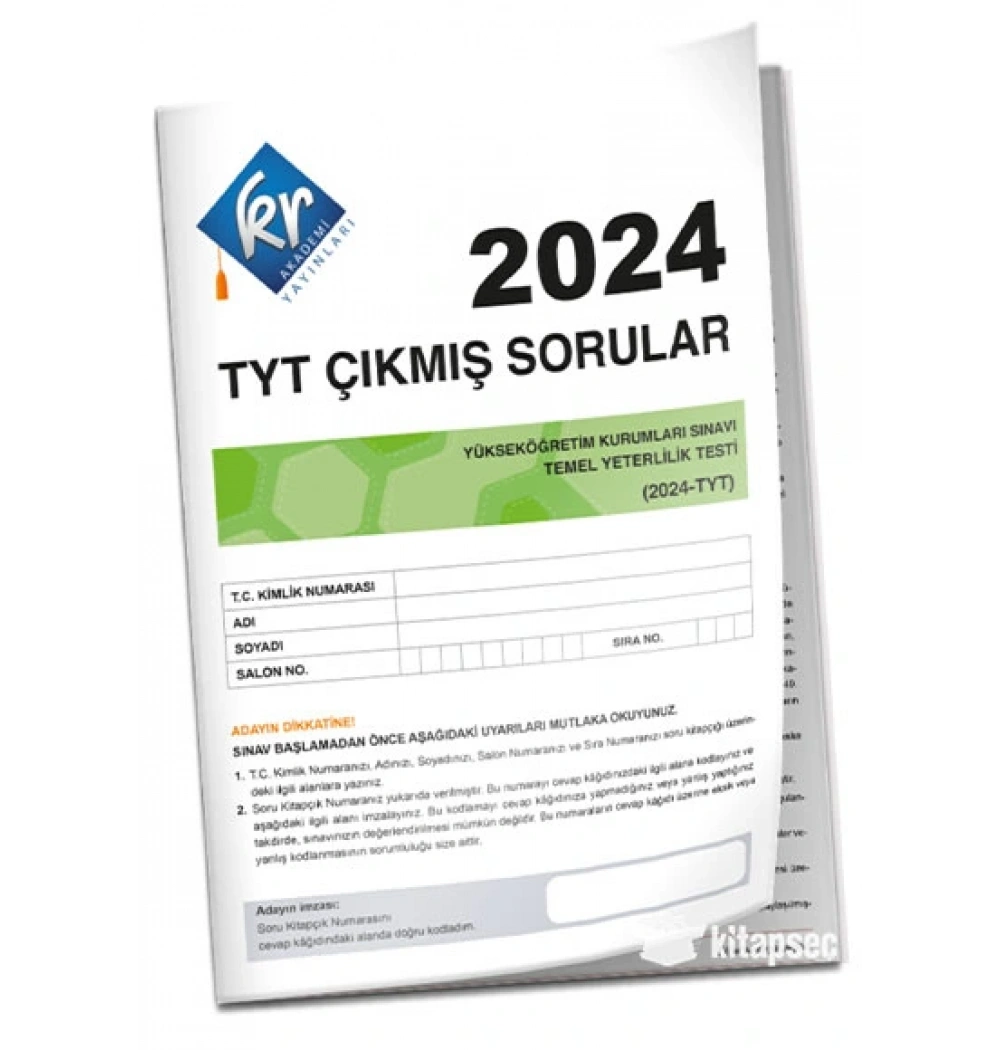 2024 Tyt Çıkmış Sorular Kr Akademi