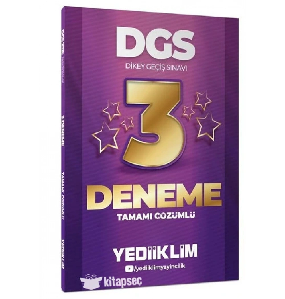 2026 Dgs 3 Yıldız Deneme Yediiklim