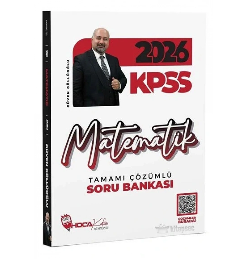 2026 KPSS MATEMATİK ÇÖZÜMLÜ SORU BANKASI HOCA KAFASI