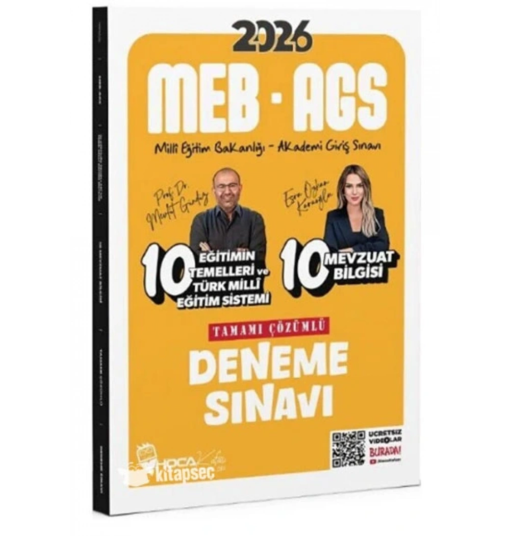 2026 Meb Ags 10 Eğitimin Temelleri 10 Mevzuat Bilgisi Çözümlü Deneme Hoca kafası