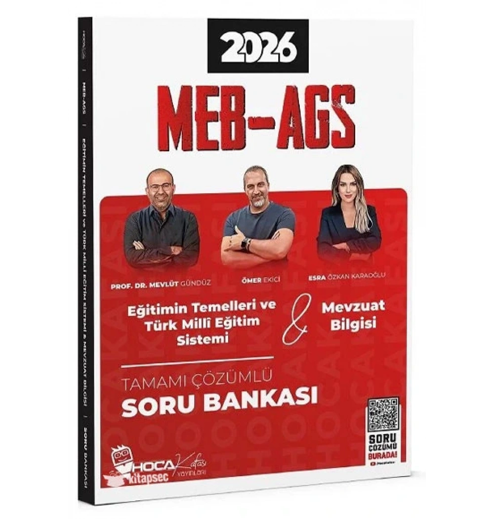 2026 Meb Ags Eğitimin Temelleri Çözümlü soru Bankası Hoca kafası