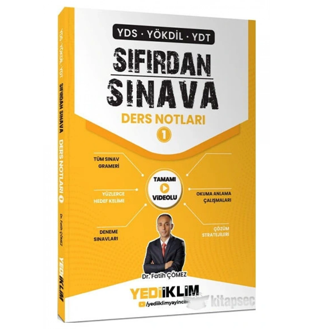 2026 Yds Yökdil Ydt Sıfırdan Sınava Video Ders Notları Yediiklim