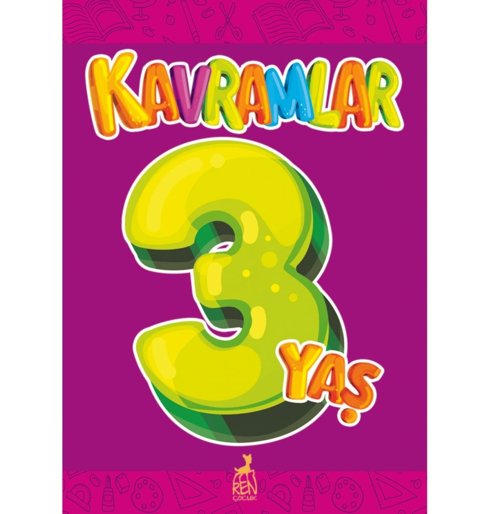 3 Yaş Çizgiler Kavramlar Matematik 3 Kitap Set Ren Çocuk