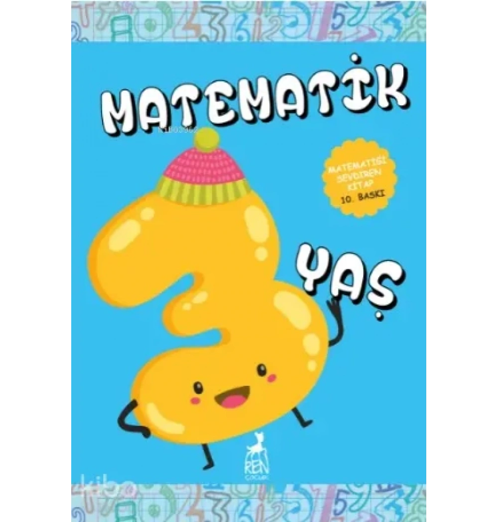 3 Yaş Çizgiler Kavramlar Matematik 3 Kitap Set Ren Çocuk