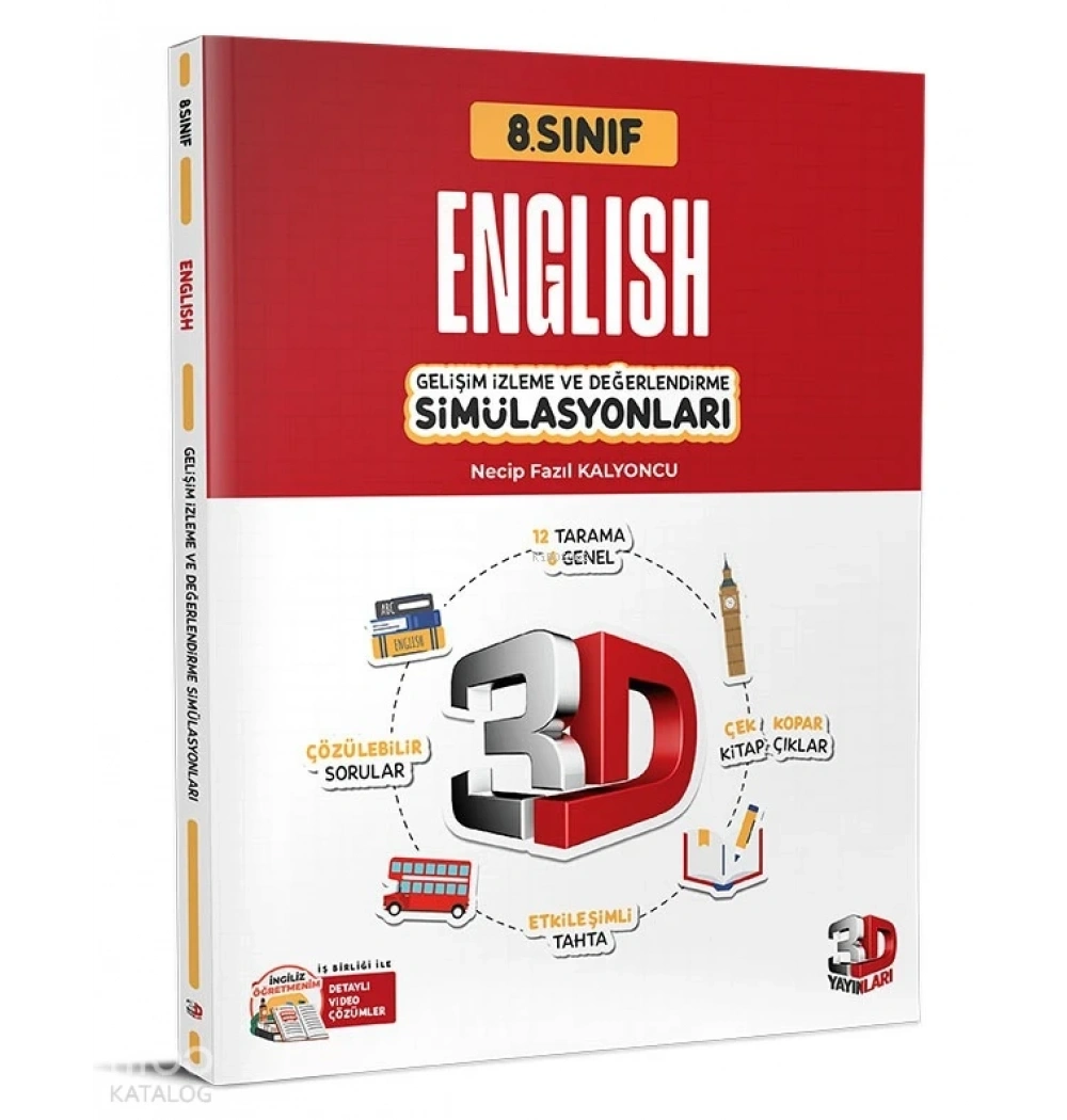 3D 8.SINIF İNGİLİZCE GELİŞİM İZLEME DEĞERLENDİRME SİMÜLASYONLARI