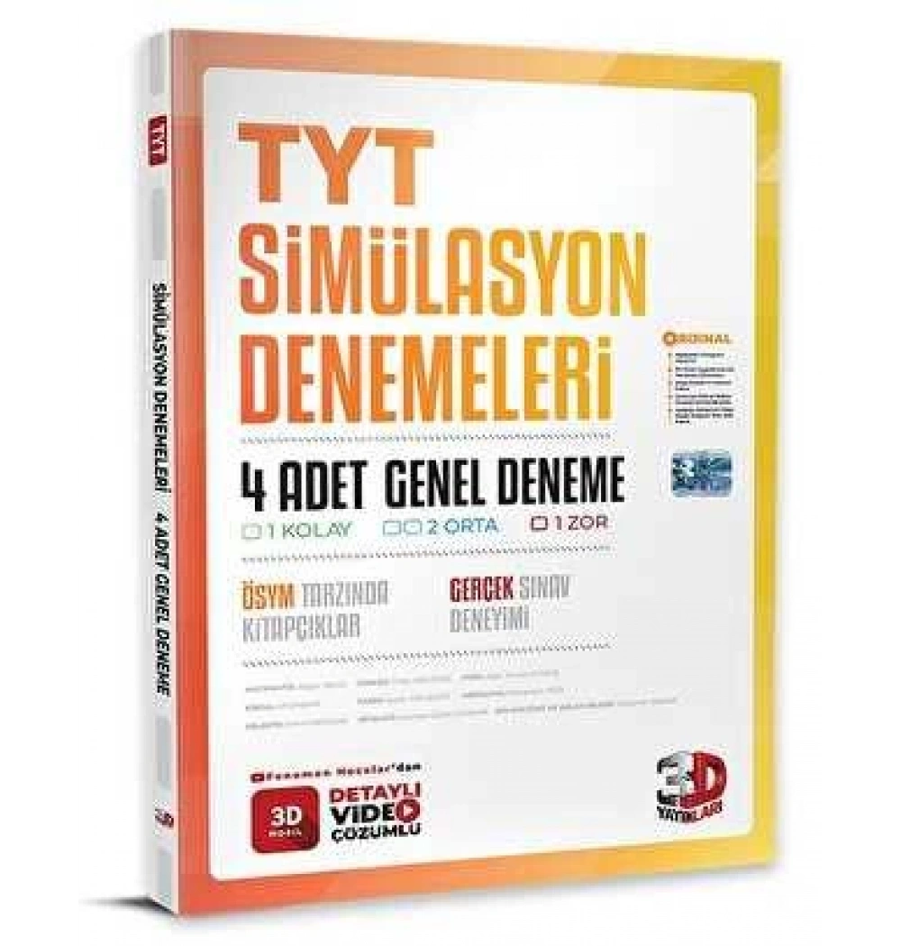 3D Tyt 4 Lü Simülasyon Denemeleri