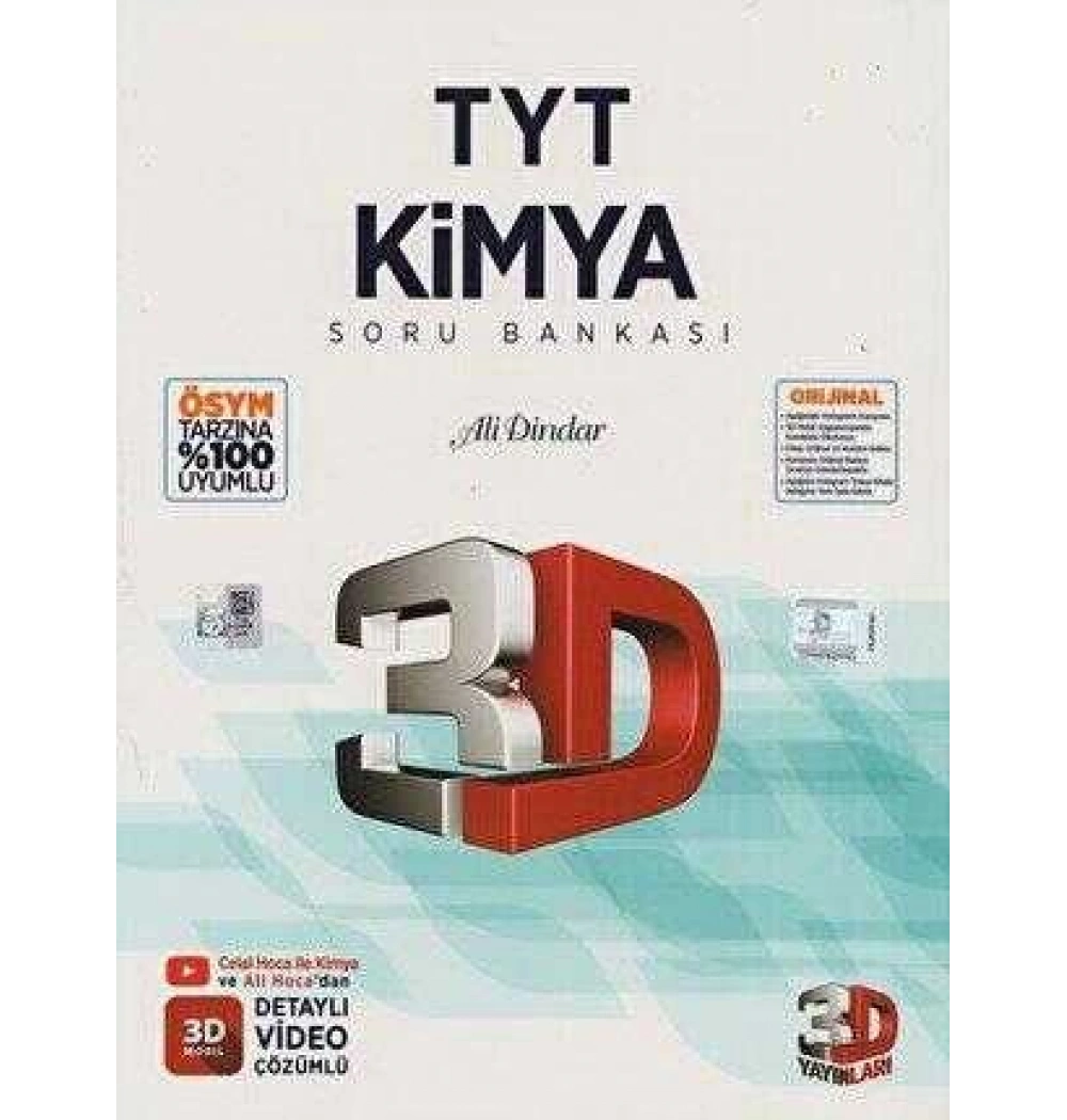 3D Tyt Kimya Soru Bankası Ali Dindar