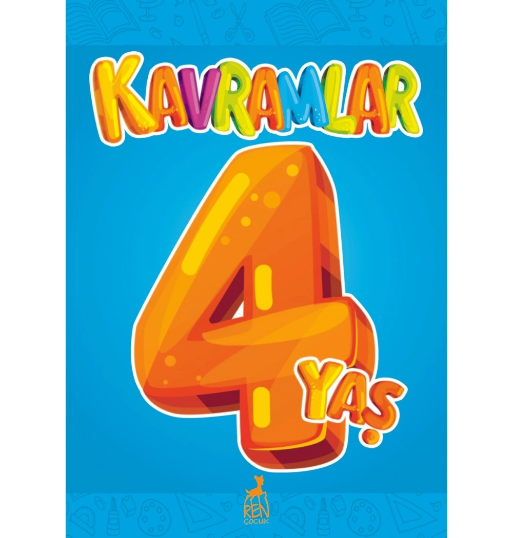4 Yaş Çizgiler Kavramlar Matematik 3 Kitap Set Ren Çocuk