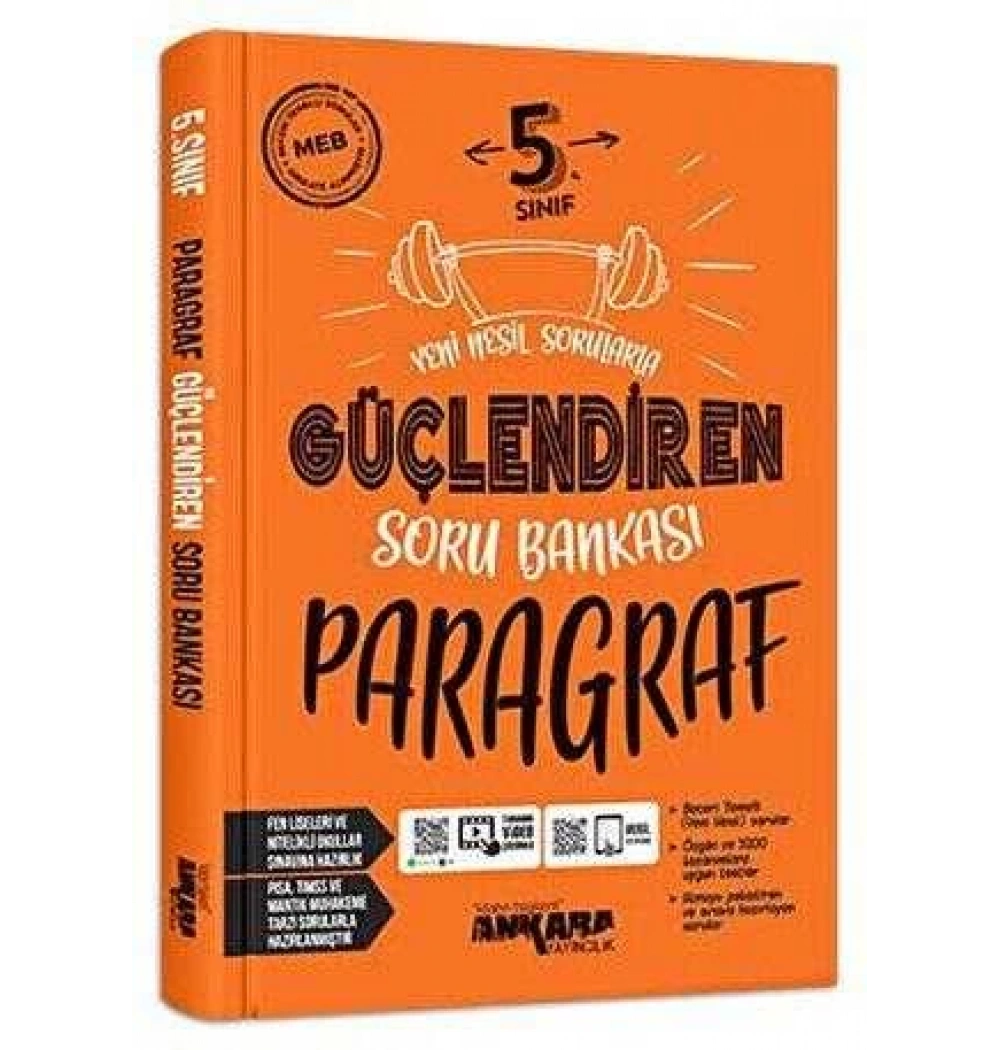 5. Sınıf Paragraf Güçlendi̇Ren Soru Bankasi Ankara Yayın