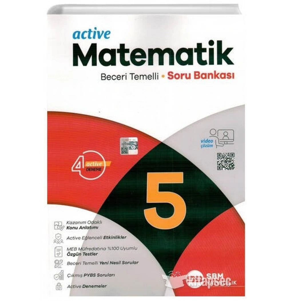 5.Sınıf Active Matematik Soru Bankası Sbm Yayın