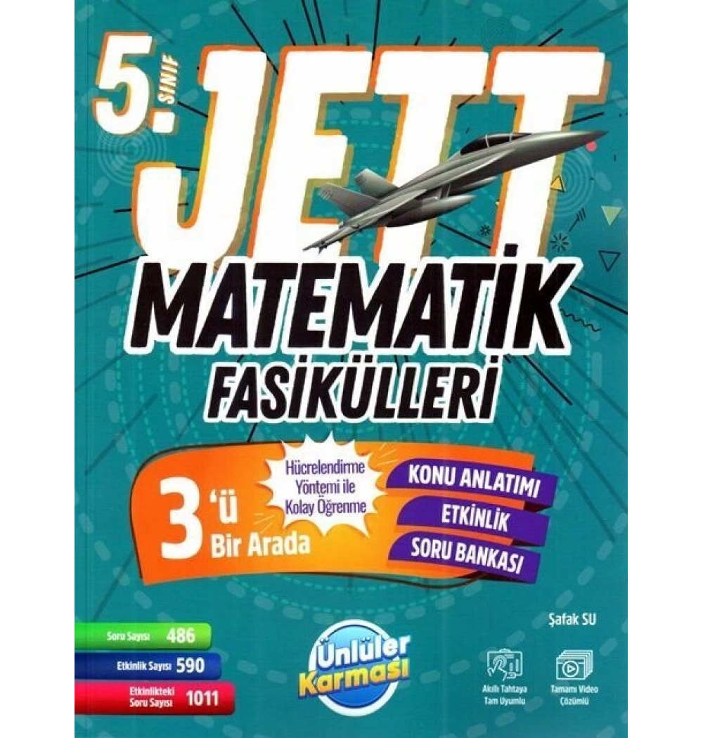 5.Sınıf Jett Matematik Fasikülleri Ünlüler Karması